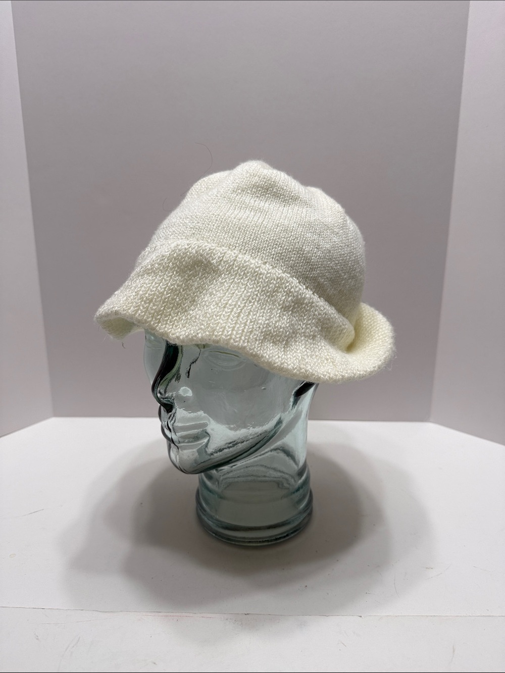 Kids Cream Knit Bucket Hat - Soft Children's Knitwear